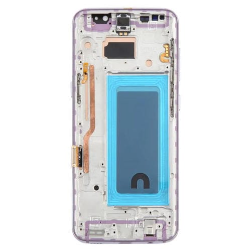 Pantalla LCD TFT de 5,7 pulgadas con digitalizador y marco para Samsung Galaxy S8 SM-G950F (morado)