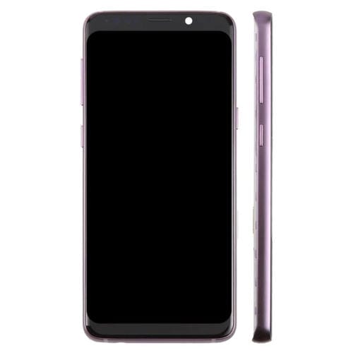 Pantalla LCD TFT de 5,7 pulgadas con digitalizador y marco para Samsung Galaxy S9 SM-G960F (morado)