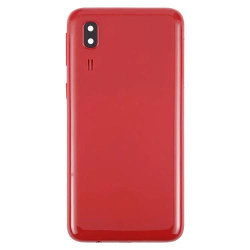 Carcasa trasera con tapa para lente de cámara (roja) para Samsung Galaxy A2 Core SM-A260F