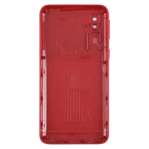 Carcasa trasera con tapa para lente de cámara (roja) para Samsung Galaxy A2 Core SM-A260F