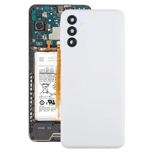 Carcasa trasera con tapa para lente de cámara para Samsung Galaxy A04s SM-A047F (blanca)