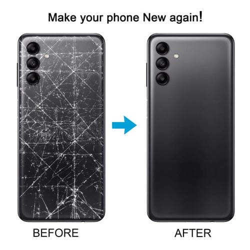 Carcasa trasera con tapa para lente de cámara para Samsung Galaxy A04s SM-A047F (rosa)