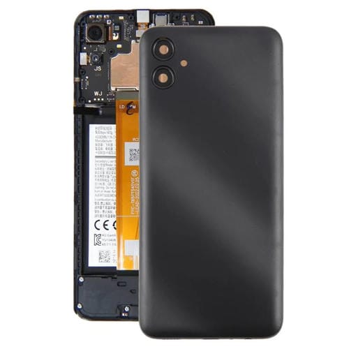 Carcasa trasera con tapa para lente de cámara (gris) para Samsung Galaxy A04e SM-A042F