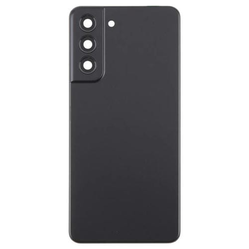 Carcasa trasera con tapa para lente de cámara para Samsung Galaxy S21 FE SM-G990B (negro)