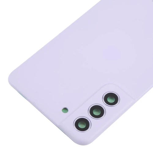 Carcasa trasera con tapa para lente de cámara para Samsung Galaxy S21 FE SM-G990B (morado)