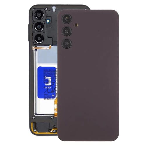 Carcasa trasera con tapa para lente de cámara para Samsung Galaxy A24 SM-A245 (rojo oscuro)