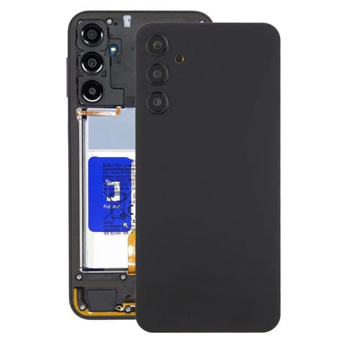 Carcasa trasera con tapa para lente de cámara para Samsung Galaxy A24 SM-A245 (negro)