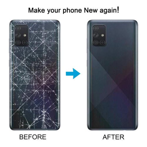 Carcasa trasera para Samsung Galaxy A71 4G SM-A715F (azul)