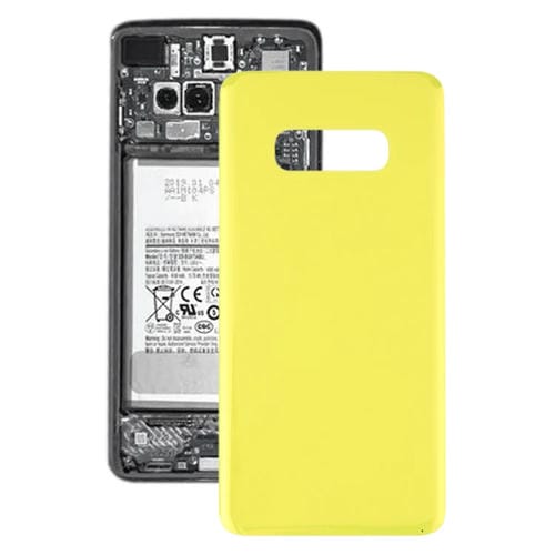 Tapa Trasera de Batería Samsung Galaxy S10e (Amarillo) Modelos SM-G970F / DS, SM-G970U, SM-G970W