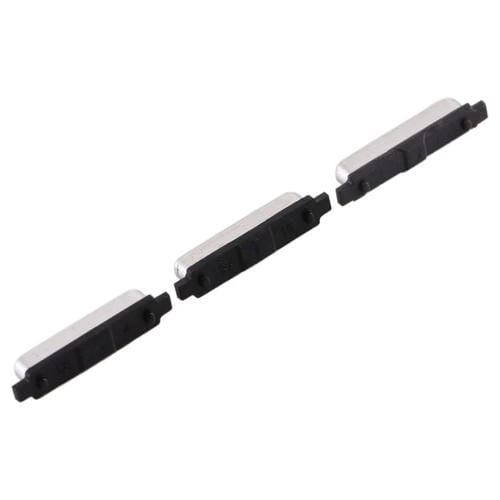 Juego de Teclas Laterales Samsung Galaxy S6 (Plata) - de Botón de Encendido y Volumen