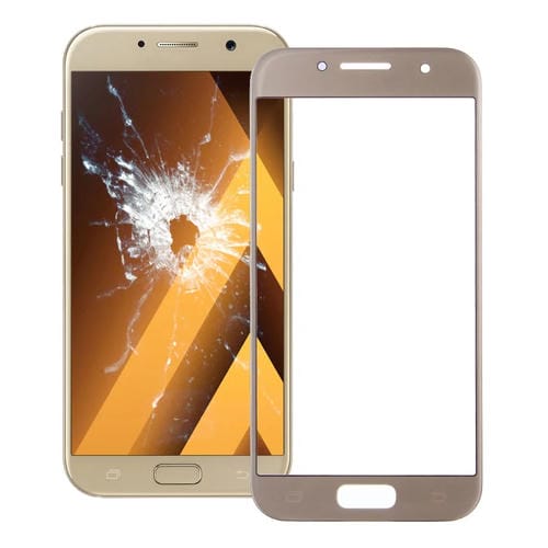 Pantalla Frontal Lente de Vidrio Samsung Galaxy A5 A520 (Dorado)