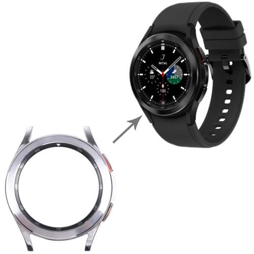 Placa de Bisel Pantalla LCD Samsung Galaxy Watch 4 Classic 42mm SM-R880 (Prata)