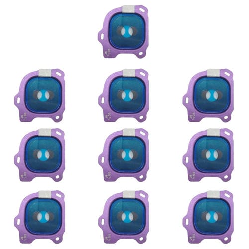 Camera Lens Cover Samsung Galaxy J6, (10 Pieces) (Purple)