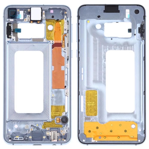 Placa de Bisel de marco Medio con Teclas Laterales Samsung Galaxy S10e (Azul)