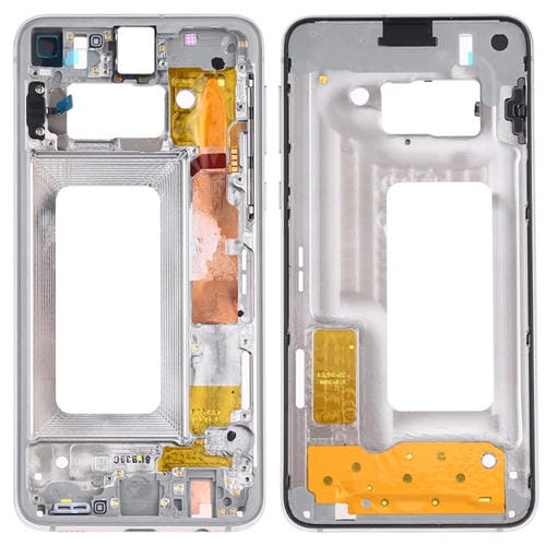 Placa de Bisel de Marco Medio con Teclas Laterales Samsung Galaxy S10e SM-G970 (Blanco)
