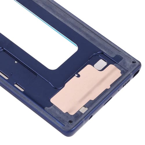 Placa de Bisel de Marco Medio Samsung Galaxy Note 9 SM-N960 com Teclas Laterais (Azul)