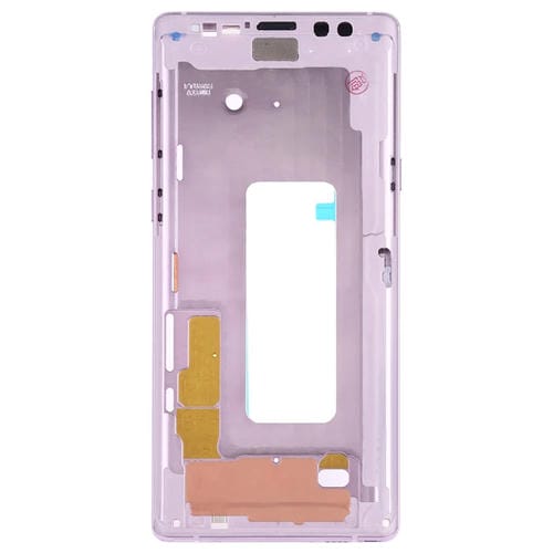 Plaque de lunette de cadre moyen avec touches latérales Samsung Galaxy Note 9 (Violet)