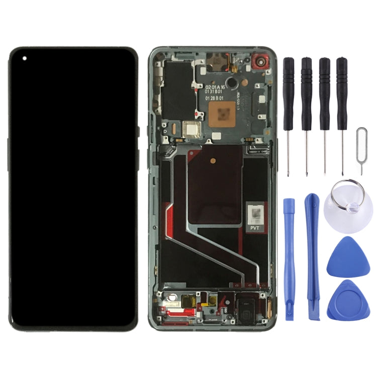 LCD-Bildschirm OnePlus 9 Pro LE2121 LE2125 LE2123 LE2120 (Grün)