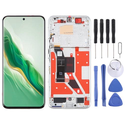 Pantalla Completa Original con Marco Honor Magic 6 (Plata)