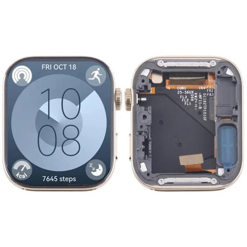 Schermo Completo Originale Huawei Watch Fit 3 con Cornice (Dorato)