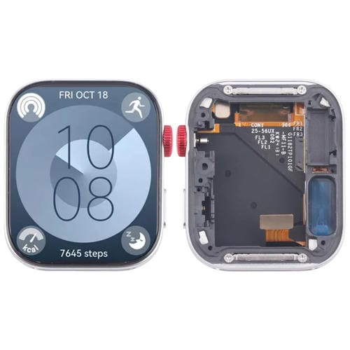 Ecrã Completo Original Huawei Watch Fit 3 com Moldura (Prateada)