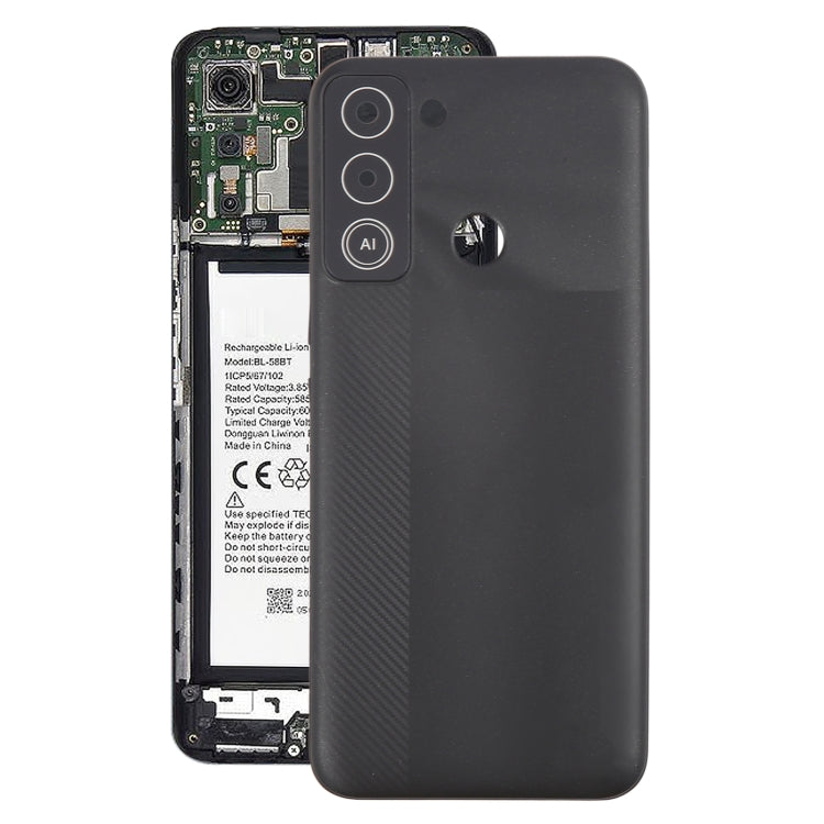 Back Battery Cover Tecno Pop 5 Lte (Black) Original