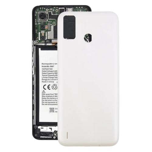 Rückseite des Akkudeckels Tecno Spark 6 Go (Weiß) Original