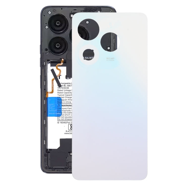 Couvercle arrière de batterie Tecno Spark 20C (Blanche) Original