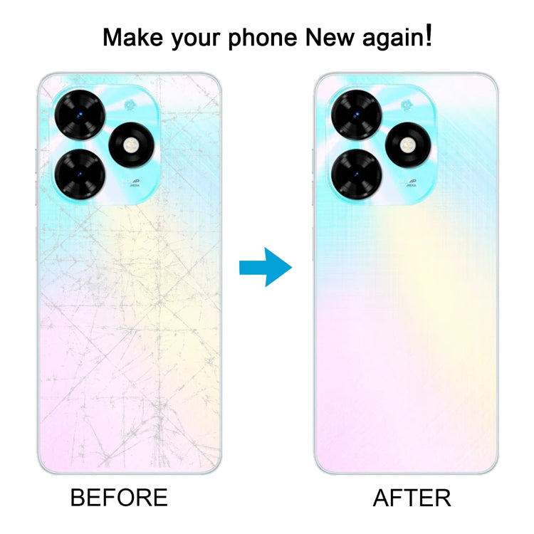 Tapa Trasera de Batería Tecno Spark 20C Función Cubierta Original (Negro)