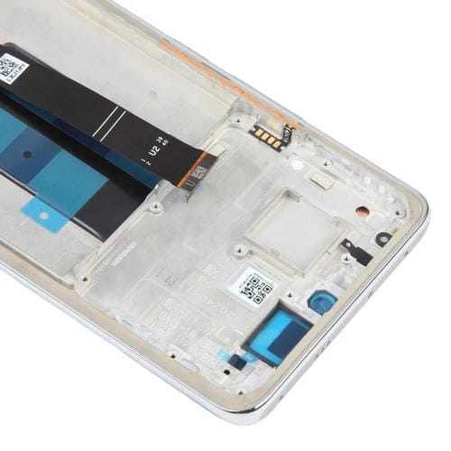 Original Xiaomi Redmi Note 14 Pro 5G LCD Screen with Frame (Silver)