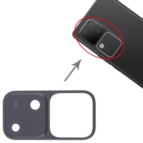 Rear Camera Lens Cover Vivo V30 5G (Black) Original