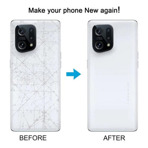 Couvercle Arrière Batterie Oppo Find X7 (Bleu)