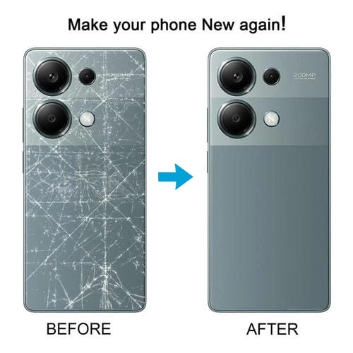 Coperchio Posteriore della Batteria Xiaomi Redmi Note 13 Pro 4G (Nero)