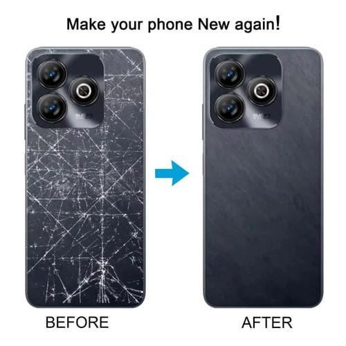 Couvercle arrière de batterie avec cadre central et couvercle de lentille d'appareil photo ZTE Blade A75 4G Z2359 (Vert)