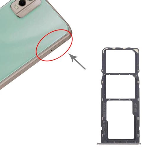 Plateau Carte SIM Originale Nokia C32 + Micro SD (Dorée)