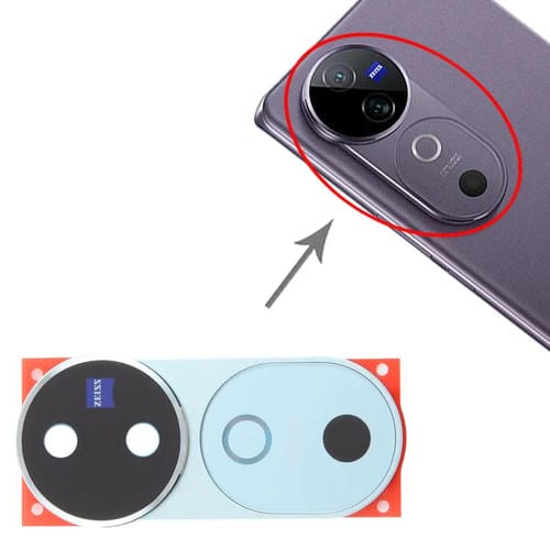 Rear Camera Lens Cover Vivo V40 (Blue) Original