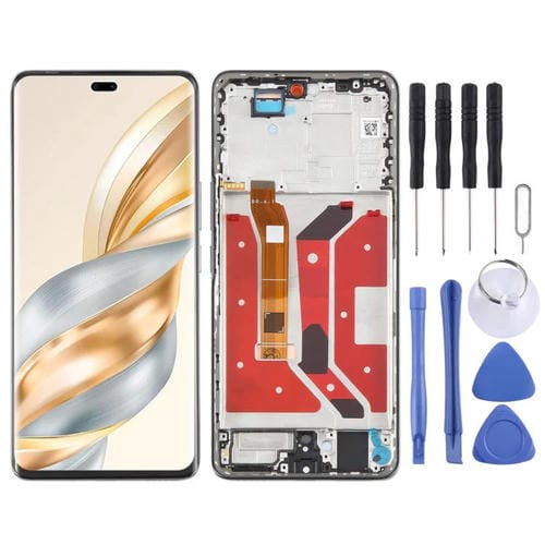 Pantalla Completa Original con Marco Honor X60 Pro (Negro)