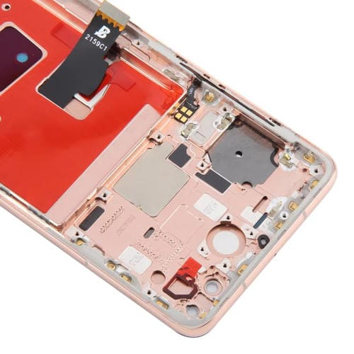 Vollbild-TFT-Display Huawei P40 und Rahmen ohne Fingerabdruckerkennung (Rosa)