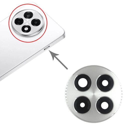 Lente de Câmara Traseira Pkr110 OnePlus Ace 5 Pro (Prateada)