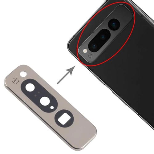 Rückseitige Kameraglasabdeckung Google Pixel Fold (Gold)