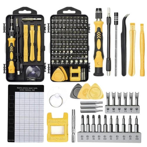 Precision Magnetic Screwdriver Kit 122 in 1 (Yellow)