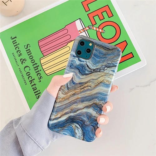 Funda para Teléfono Móvil TPU iPhone 12 Pro Max Smooth Marbled Imd (Granite F13)