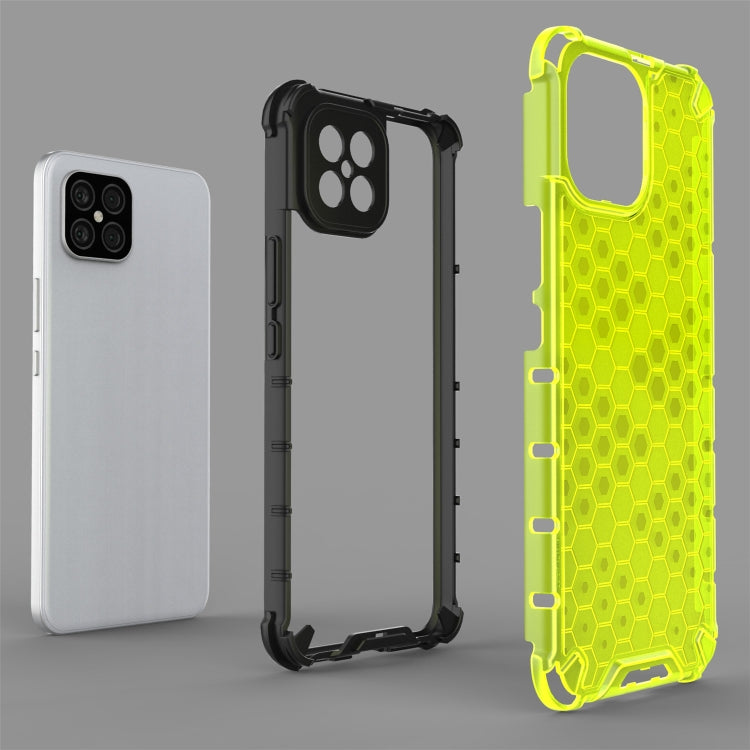 Para Huawei nova 8 SE a prueba de golpes Honeycomb PC + TPU Case (verde)