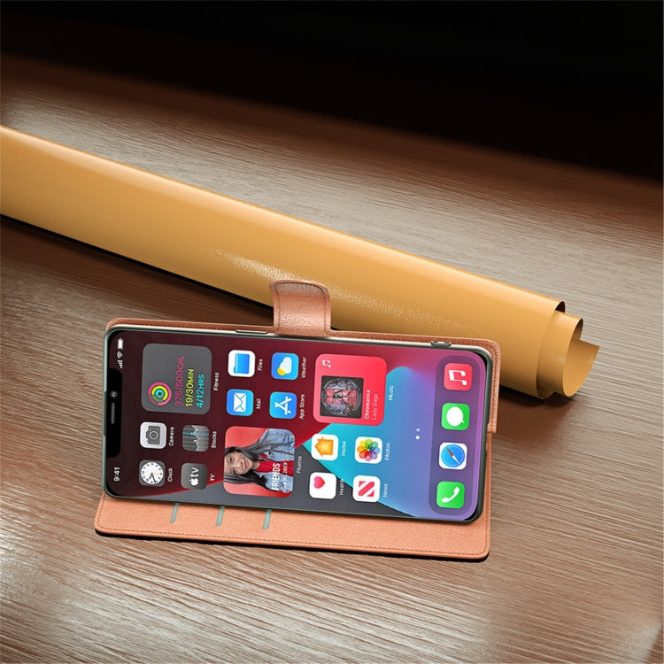 Para Motorola Moto G Stylus 2021 Funda de cuero de succión magnética de negocios de la piel retro-piel con soporte y ranuras para tarjetas (negro)