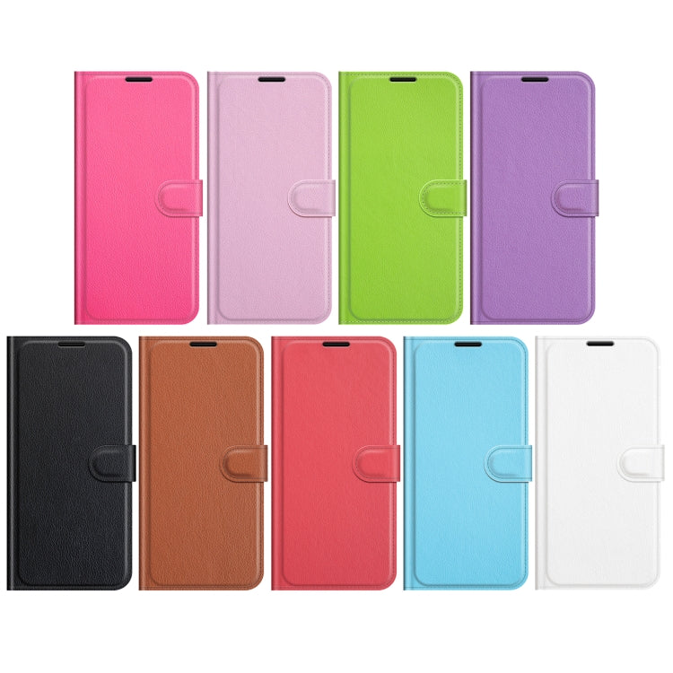 Para Sony Xperia Pro-i Litchi Texture Horizontal Flip Funda protectora con soporte y ranuras para tarjetas y billetera (rosa)