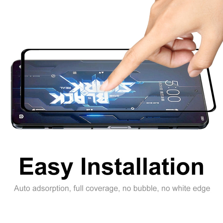 1 PCS para Xiaomi Black Shark 5/5 Pro Enkay Pegamento completo 0.26mm 9h 2.5D Vidrio templado Película completa