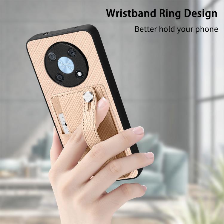 Funda trasera con correa para Huawei nova 14 Pro, soporte para tarjetas, billetera y cuchillo (verde)