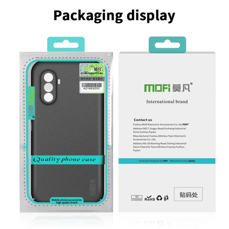 Funda ultrafina de PC esmerilada con todo incluido MOFI Fandun Series para Huawei nova 14 (roja)