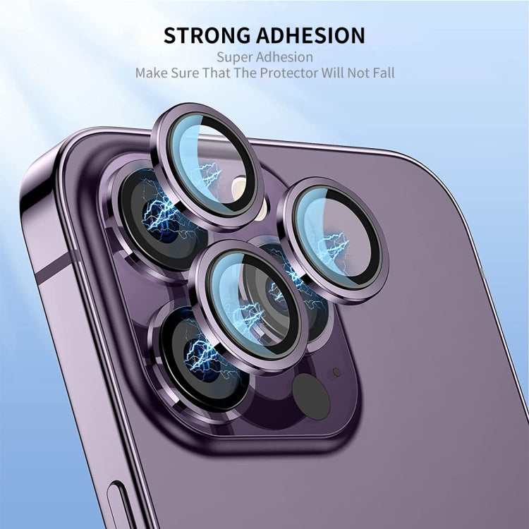 Protector de Cámara Enkay para iPhone 15/15 Plus Lente Antirreflejo Película Completa de Vidrio (Negro) - MOVILSTORE