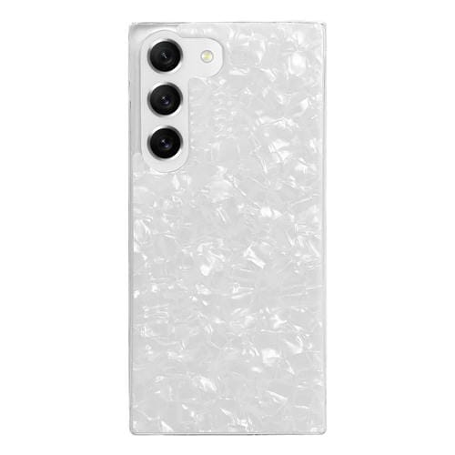 Funda protectora TPU para Samsung Galaxy S21 FE 5G Shell Pattern (Blanco)